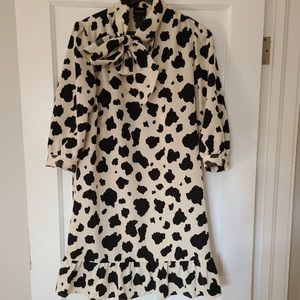 Who What Wear Cow print dress S